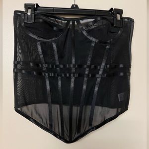 Sheer corset